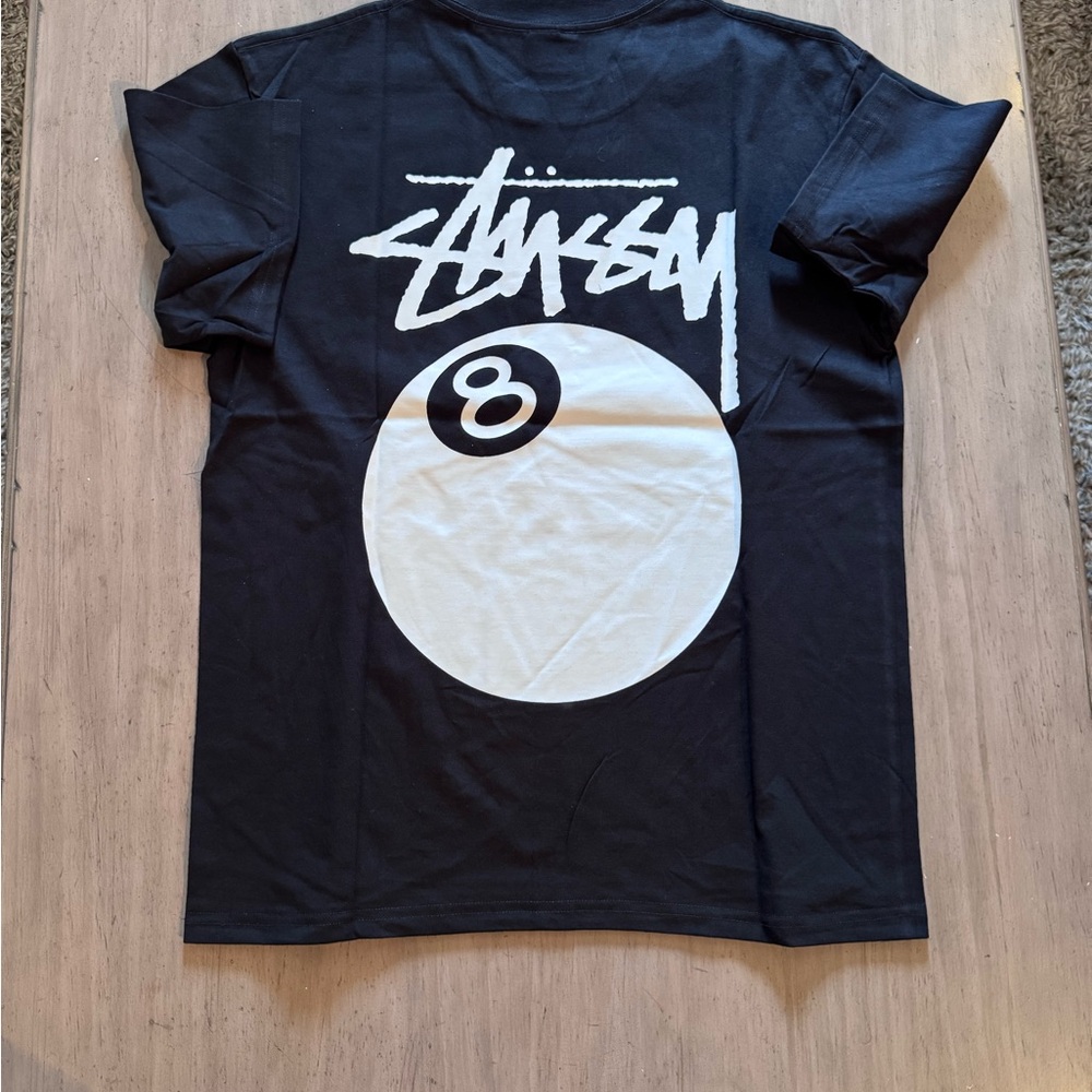 Stüssy 8 Ball Logo Tee – Black
